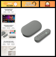 4K Streaming Media Player with Voice Remote – Watch Movies, Live TV & Netflix –