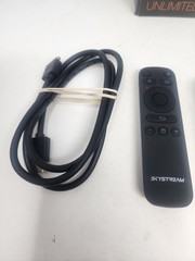 SkyStream One Android Media Streamer SS-ONE Media Box w/ Power Cord And Remote