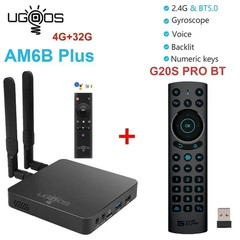 AM6B plus Amlogic S922X-J Android 9 Smart TV Box 4GB DDR4 32GB Wifi 6 1000M BT5.