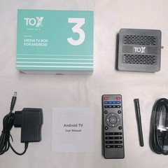 TOX3 Quad Core Amlogic S905X4 Android 11.0 4GB+32GB Smart TV Box 2.4G 5G 1000M