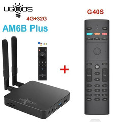AM6B plus Amlogic S922X-J Android 9 Smart TV Box 4GB DDR4 32GB Wifi 6 1000M BT5.