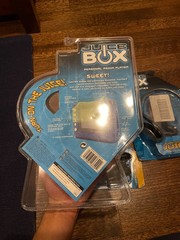 Juice Box Media Player with headphones and car adapter jack
