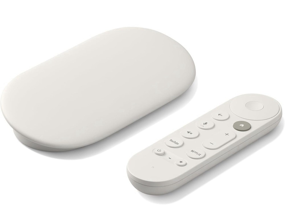 Google TV Streamer 4K – Fast 4K Streaming with Voice Control – Porcelain