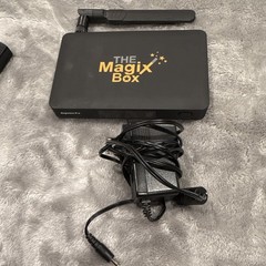 The MagiX Box Magixbox Pro Black Media Streamer Box w/ Remote & Power Adapter