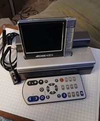 Archos 404 Media Player With Dock, DVR Dock Station, Remote & Cord.
