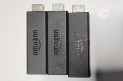 LOT OF 3 Amazon Fire stick LY73PR & 2 Streaming Box Model CL1130 ( AS IS)