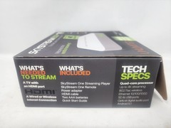 SkyStream One Android Media Streamer SS-ONE Media Box w/ Power Cord And Remote