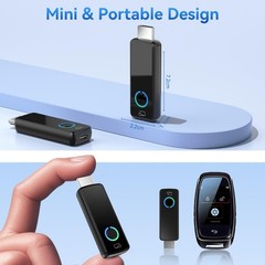 Wireless HDMI Display Dongle Adapter,4K Decode 1080P Output,Portable Streamin…
