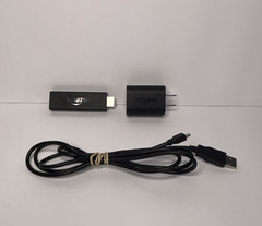 Amazon Fire TV Stick W87CUN Media Streamer, HDMI Output, Portable, Black