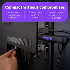Roku Streaming Stick 3840R HD Streaming with Voice Remote