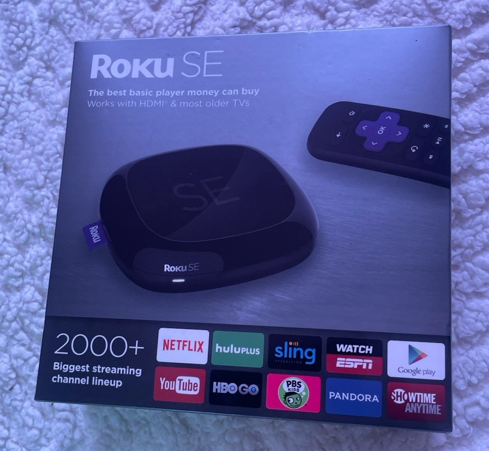 Roku SE (3rd Generation) Media Streamer 2710SE – Black