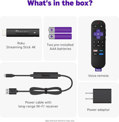 Streaming Stick 4K – HDR & Dolby Vision Streaming Device for TV with Voice Remo