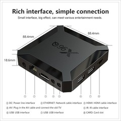 X96Q For Android10 4K SMART TV Media Player Quad-Core WIFI 2GB+16GB 2025