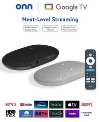 2026 model Onn. 4K Pro Streaming Device Google TV 32GB Dolby Vision Atmos HDMI