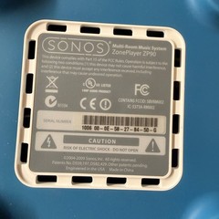 Sonos Multi-Room Music System ZonePlayer ZP90 W/ Power Cable And Accessories!