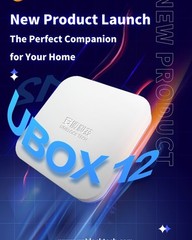 Latest Unblock UBOX Gen 12 安博盒子12 2026 Model Android TV Box 4G+64G 6K WiFi6