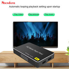 4K H.265 Full HD Media Player Panel With BT5.0/AV/HDMI-Compatible/SPDIF/Lan/USB