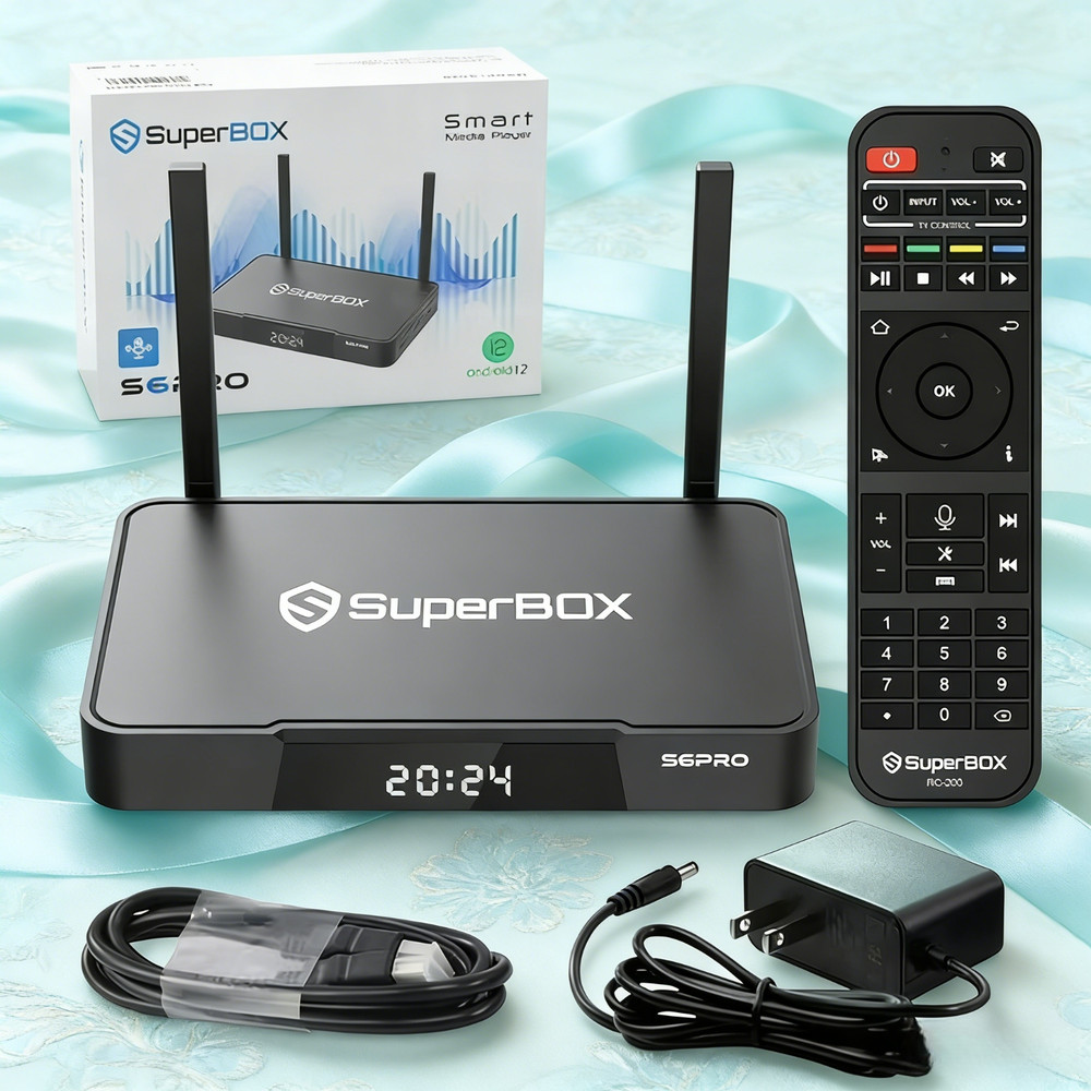 SuperBox S6 Pro 4K Android TV Box-Free Shipping