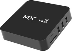 MX Pro 5G Smart 4K Ultra HD Media Player WiFi 6 Bt Remote Control 16GB USB Home