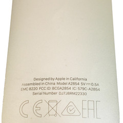 Apple TV 4K 3rd Generation Tech Specs A2854 Silver Siri Wireless Remote Control