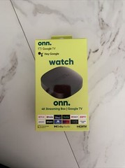 Onn google TV 4K Streaming Device w Remote Control & HDMI