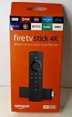 New Amazon Fire TV Stick 4K Streaming Device with Alexa Voice Remote – New Black