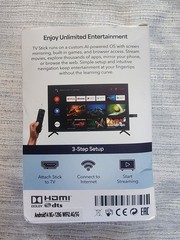 Smart TV Stick 4K UHD Chromecast Built in Android TV Google Assistant Remote