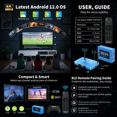 superbox s6 max 64GB Streaming Media Player with Remote Control
