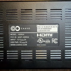 Caavo Control Center Entertainment Hub HDRX4 – Remote Included – Battery Tested