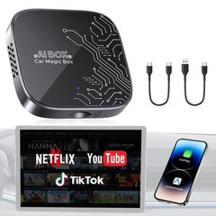 4-in-1 Wireless CarPlay Adapter for Streaming Netflix/YouTube/TikTok/TF Card, 20