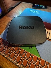 Roku Premiere+ Wi-Fi 4K UHD HDR Upconverting Media Streamer / HDMI Cable, Bundle