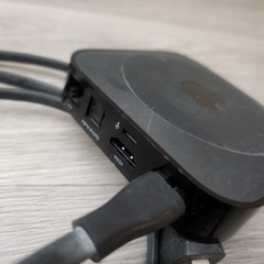 Apple TV 3rd Generation Black A1427 1080p HD Streaming Media Player w Power Cord