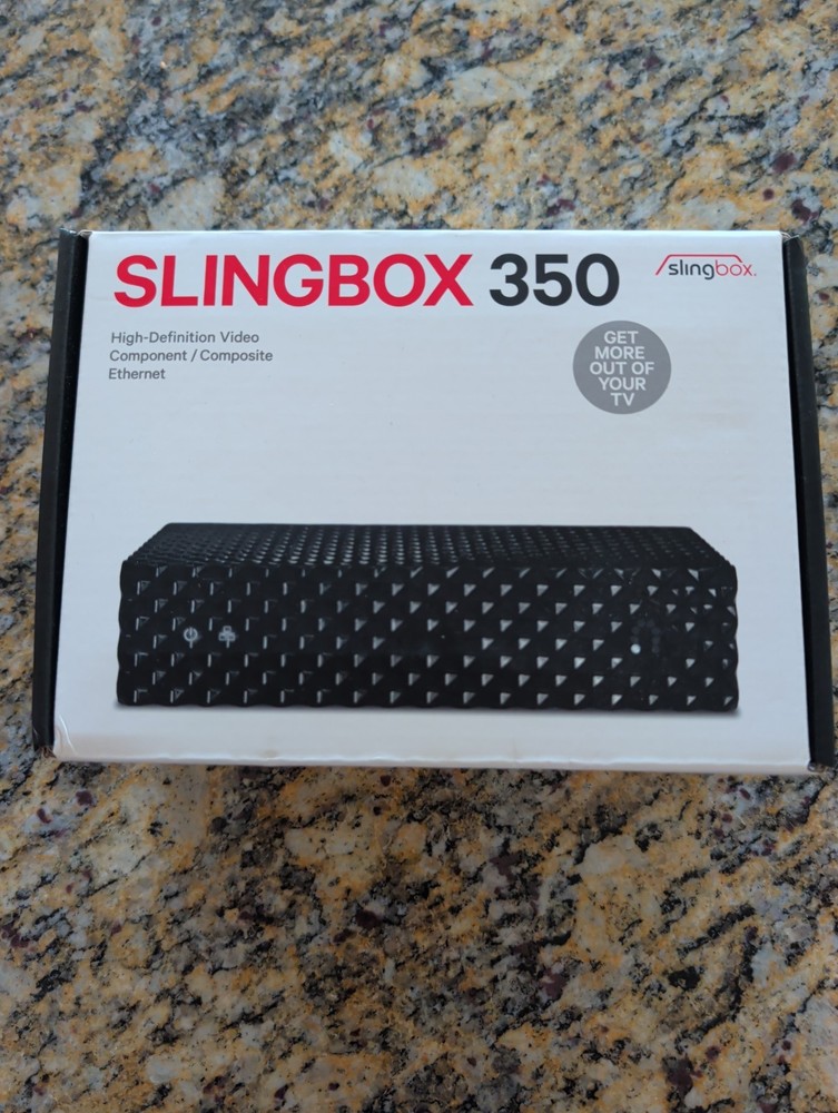 SlingBox 350 – SB350 – Black 1920×1080 Digital HD Media Streamer *NEW SEALED*