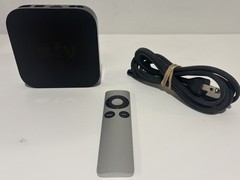 Apple TV 3rd Gen A1469 Streams 1080p Tested Working With Power Cable and Remote