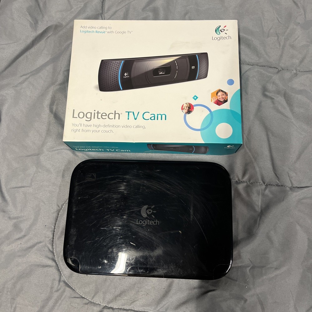 Logitech Revue D-R0001 Media Streamer w/ Logitech V-U0022 TV Cam – UNTESTED