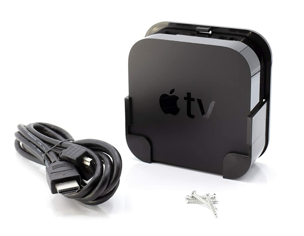 Apple TV 4th Generation Wall Mount – 4k Apple TV Holder with HDMI Cable