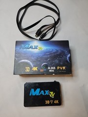MaxTV Android TV Media Player PVR Box, 4K Wi-Fi No Remote Or Power Cord