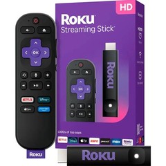 Roku Streaming Stick 3840R HD Streaming with Voice Remote