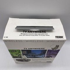 Terk Wireless A/V Transmitter & Receiver LF-30S Digital Media Streamer Untested