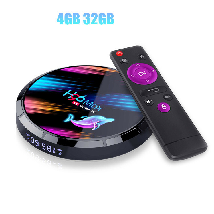 H96 MAX X3 Amlogic S905X3 Android 9.0 Smart Set Top Box 4G 32G&64G/128G HD H.265