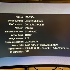 Infomir Mag 524 W3 4K HDR Linux IPTV Set Top Box Dual Band Wifi With Remote