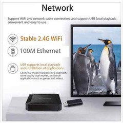 2021 Upgraded Android TV Box, X96 Android 10.0 TV Box Support 2.4G WiFi 100M Eth