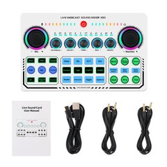 X50 Live Sound Card Bluetooth-Compatible Live Broadcast Audio Mixer Interface Pr