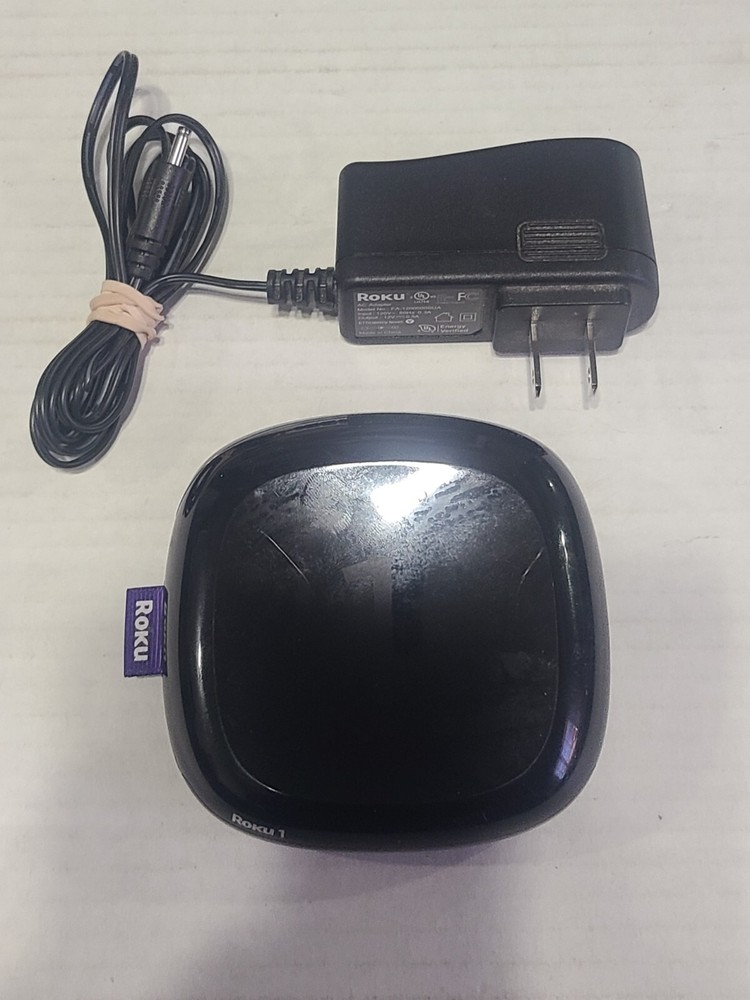 Roku 1 HD Media Streamer Player 2710X Black w/Power Adapter Only