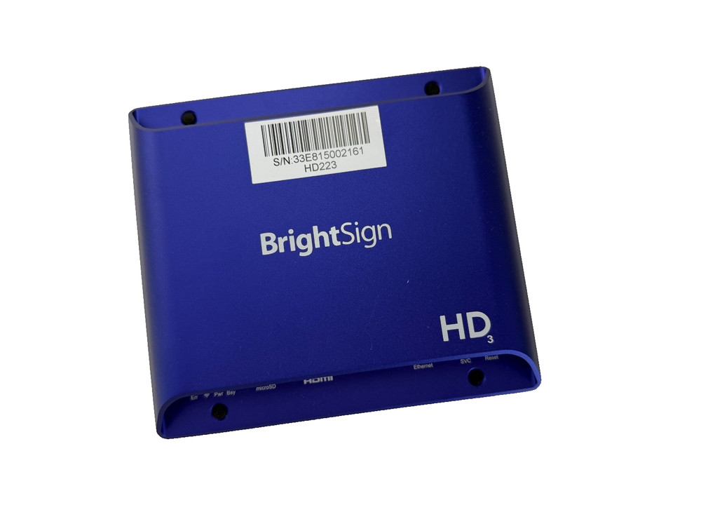 Brightsign HD223 HD3 Digital Networked Full HD Media Player Controller -NO PSU