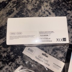 BRAND NEW Authentic Apple TV HD 32GBw/ Remote HD 1080p, MHY93LL/A W Free Gifts