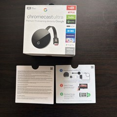 Google Chromecast Ultra 4K HDR HDMI Wi-Fi Media Streamer GA3A00403A14-USED