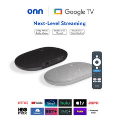 onn 4K Pro Streaming Device, Google TV with Gemini (NEW 2026 Model) – Ultra-fast