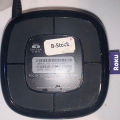 Roku 1 Streaming Media Player with Power Cord – Untested / Light Turns On
