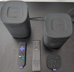 Pair Roku 9030x Wireless TV Speakers Tested-Works! Remote/Box/Comast Remote